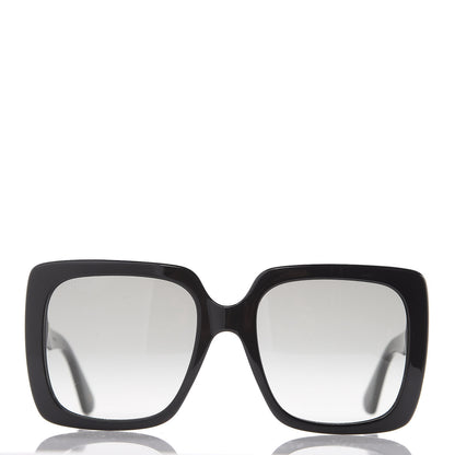 Gucci Crystal Square Frame GG Sunglasses GG0418S Black 3 of 7