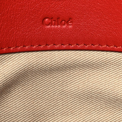 Chloe Calfskin Suede Roy Crossbody Bag Earthy Red 5 of 9