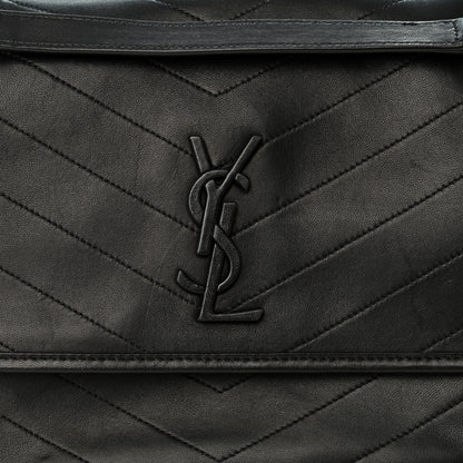 Saint Laurent Lambskin Matelasse Monogram Medium Niki Chain Satchel Black 8 of 10