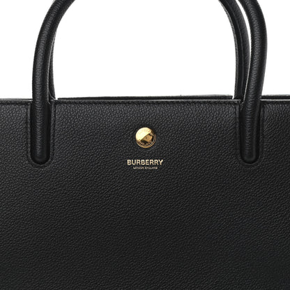 Burberry Calfskin Large Tile Tote Black 8 of 11