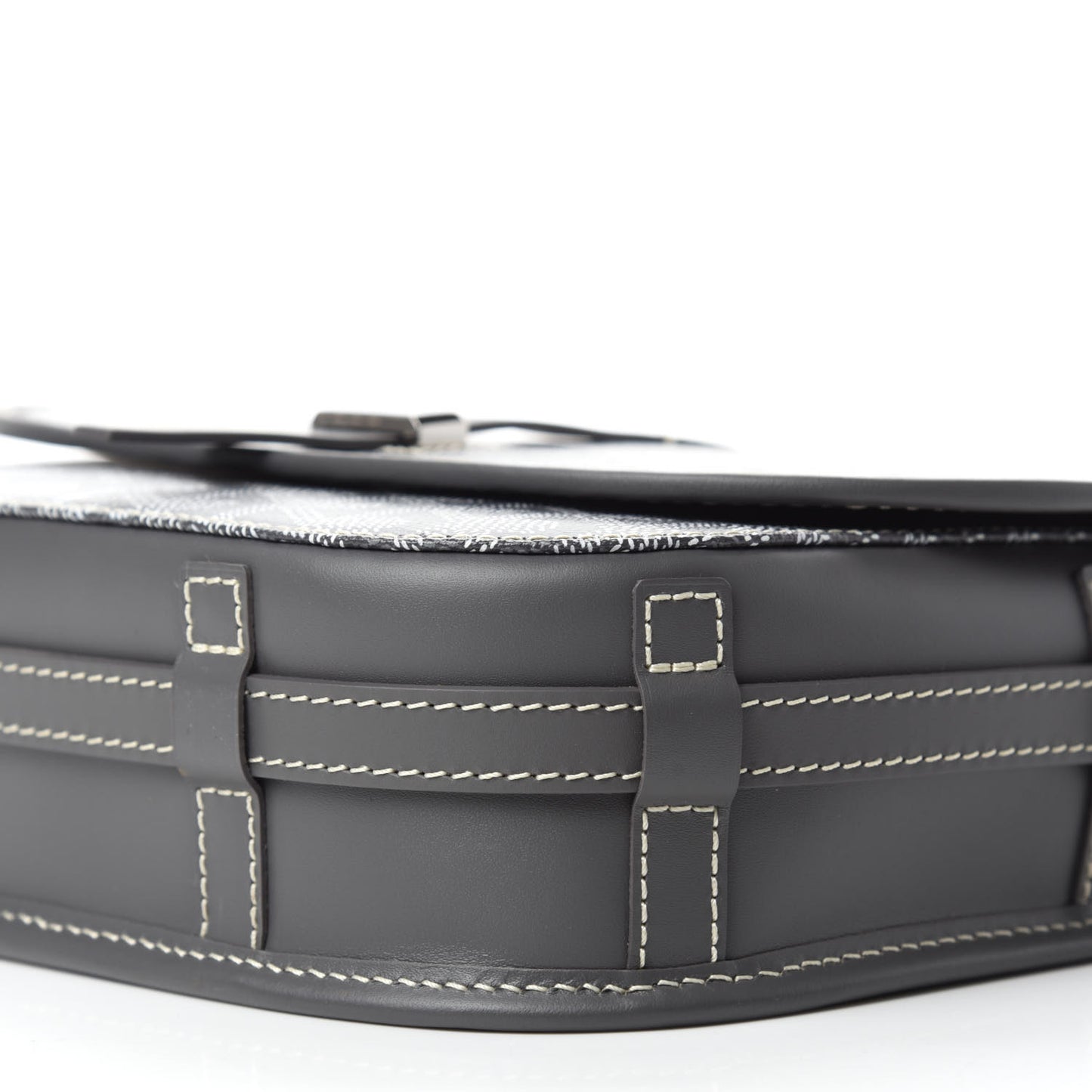 Goyardine Belvedere II PM Messenger Bag Gray