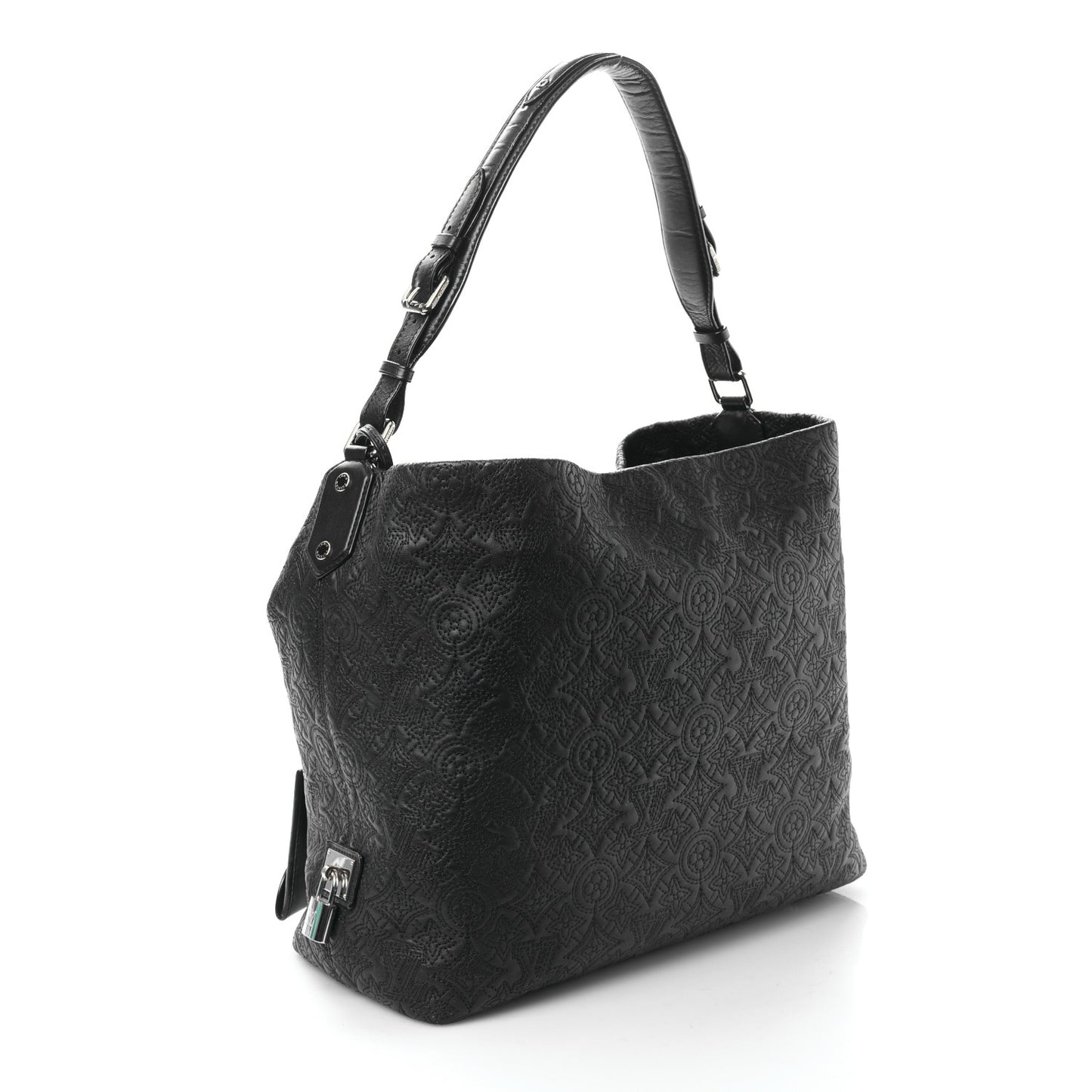 Monogram Lambskin Antheia Hobo PM Black