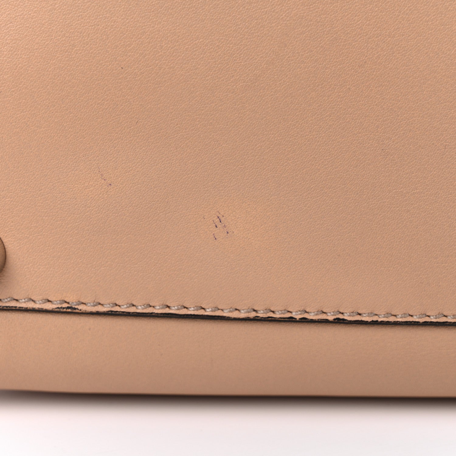 Fendi Vitello Tahiti Burro Large Peekaboo Iconic Essentially Satchel Beige 14 of 14
