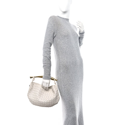 Bottega Veneta Nappa Intrecciato Sardine Bag Chalk 2 of 14