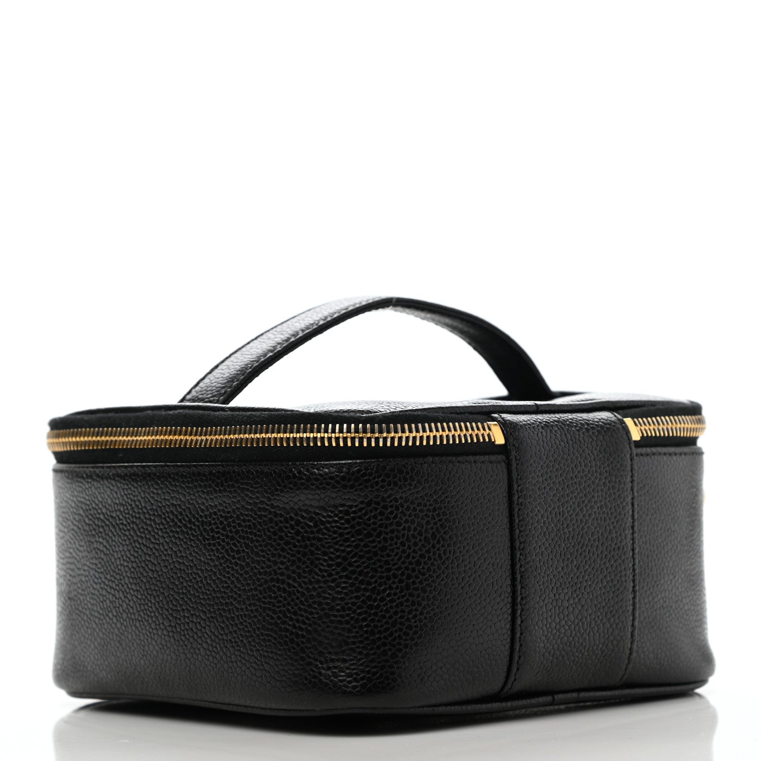 Chanel Caviar CC Vanity Cosmetic Case Black 3 of 7