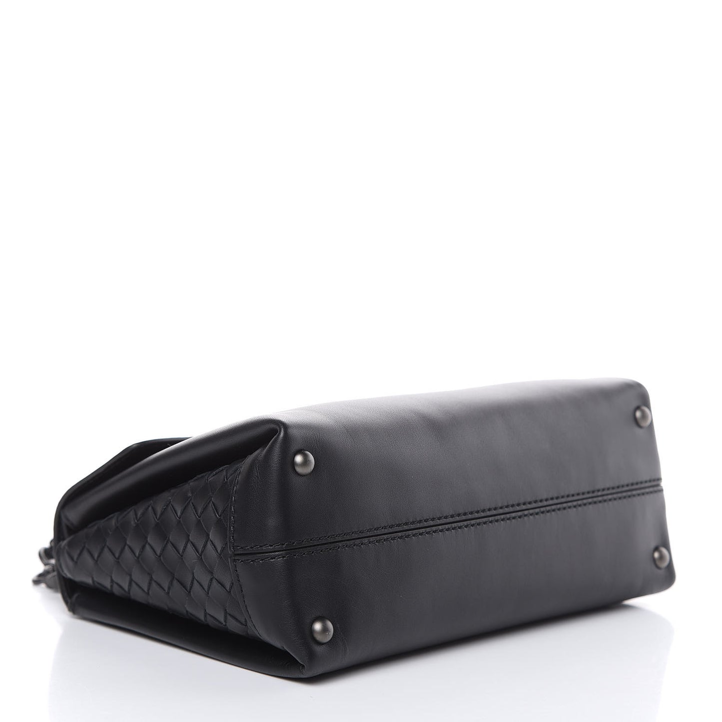 Nappa Small Piazza Bag Black