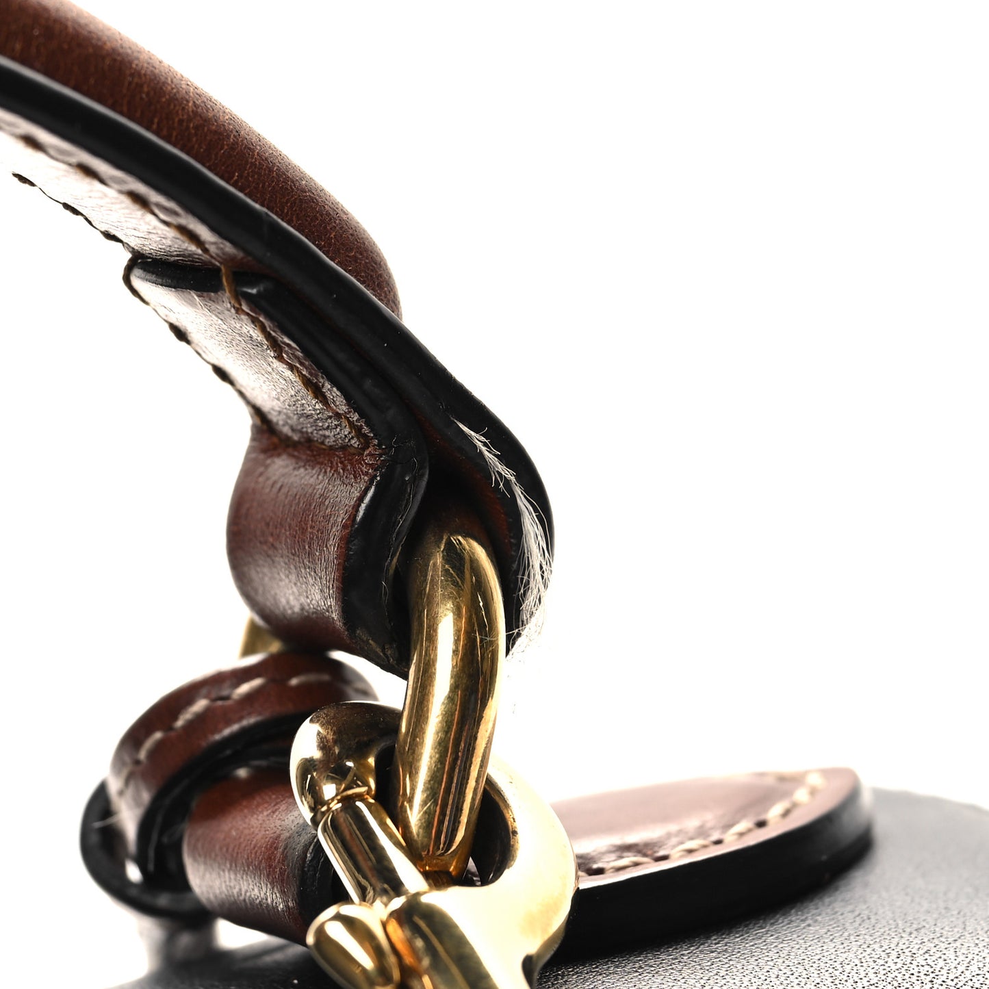 GG Supreme Monogram Calfskin Small Padlock Top Handle Bag Beige Black Cuir