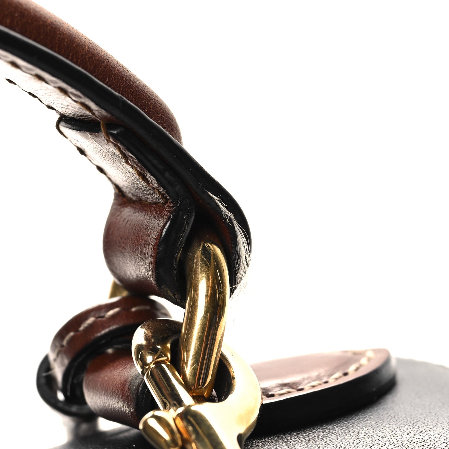 Gucci GG Supreme Monogram Calfskin Small Padlock Top Handle Bag Beige Black Cuir 12 of 12