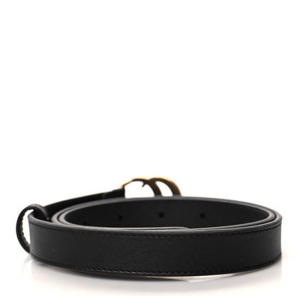 Gucci Calfskin Double G 20mm Belt 75 30 Black 2 of 5