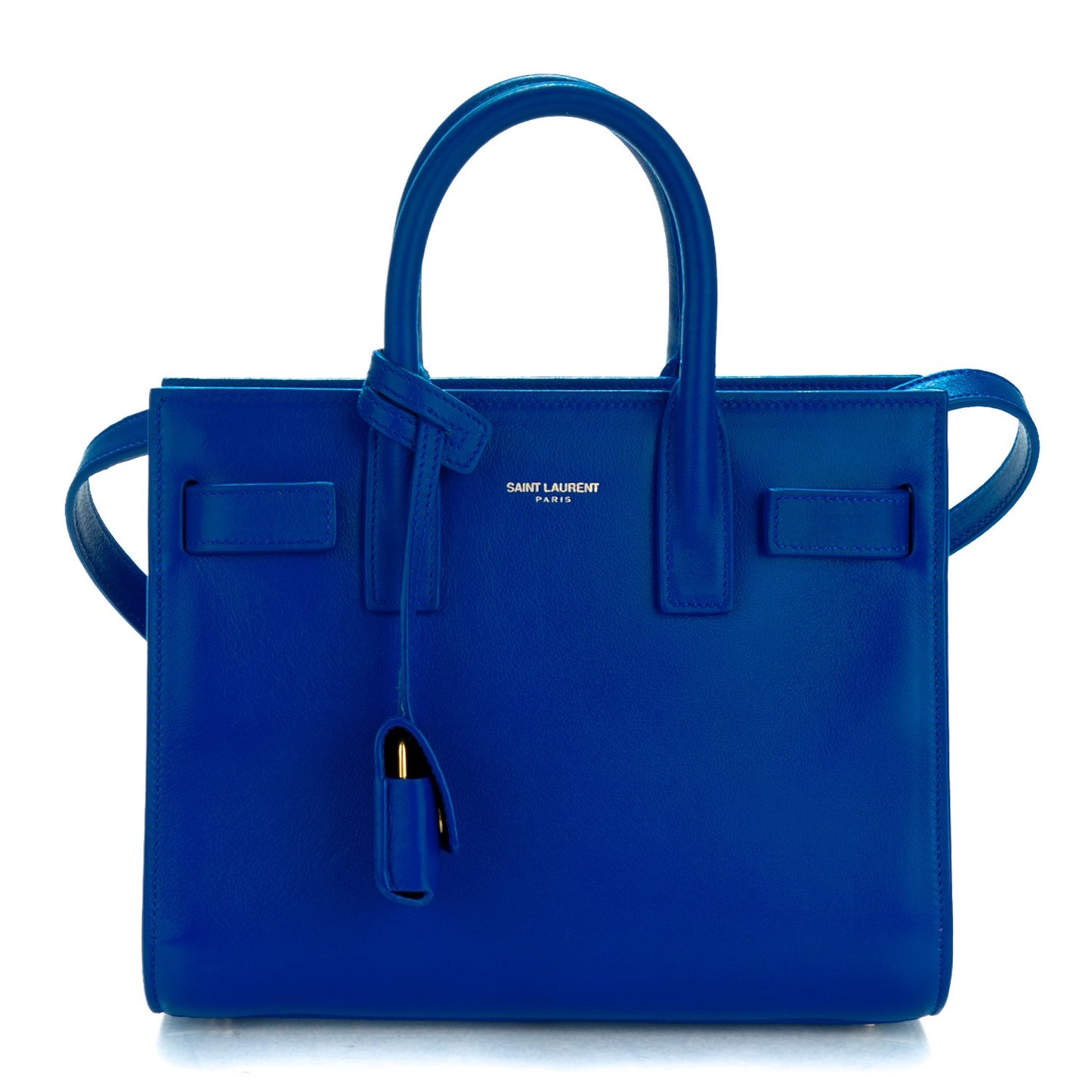Calfskin Nano Sac De Jour Royal Blue