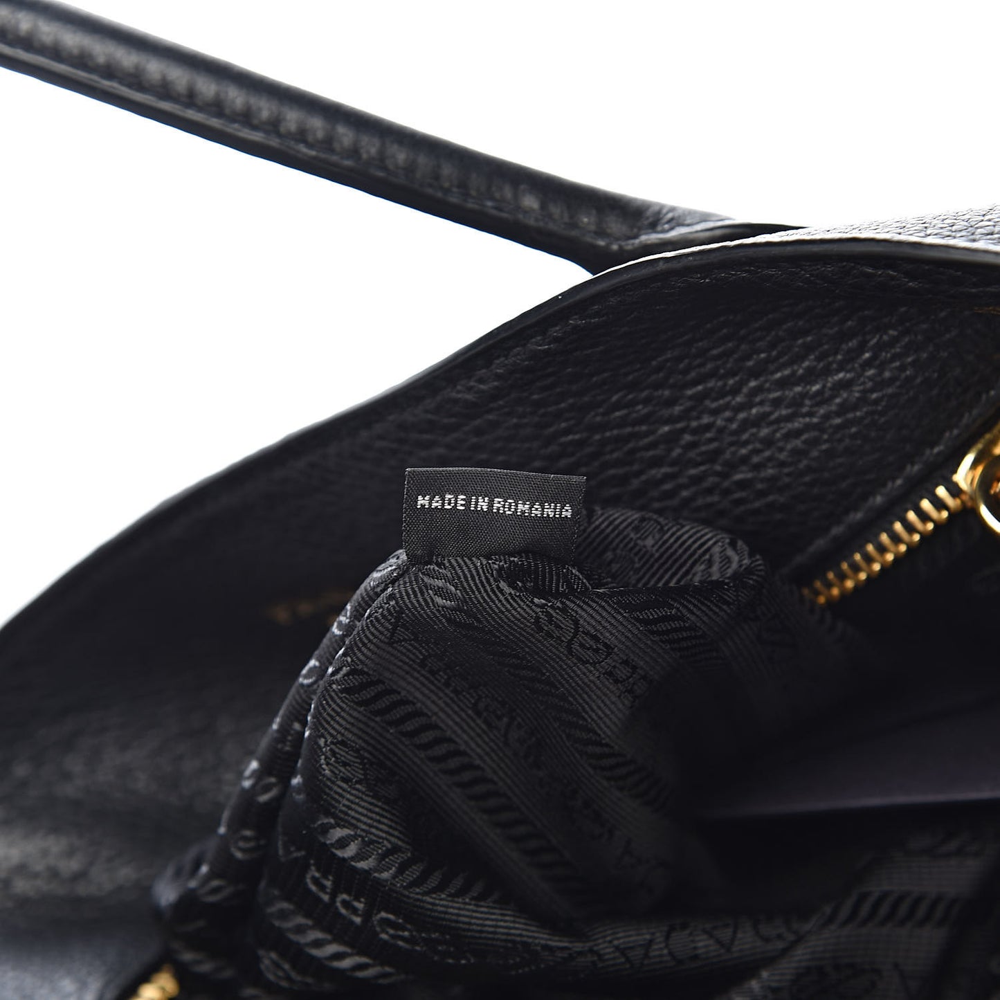 Vitello Daino Tote Black