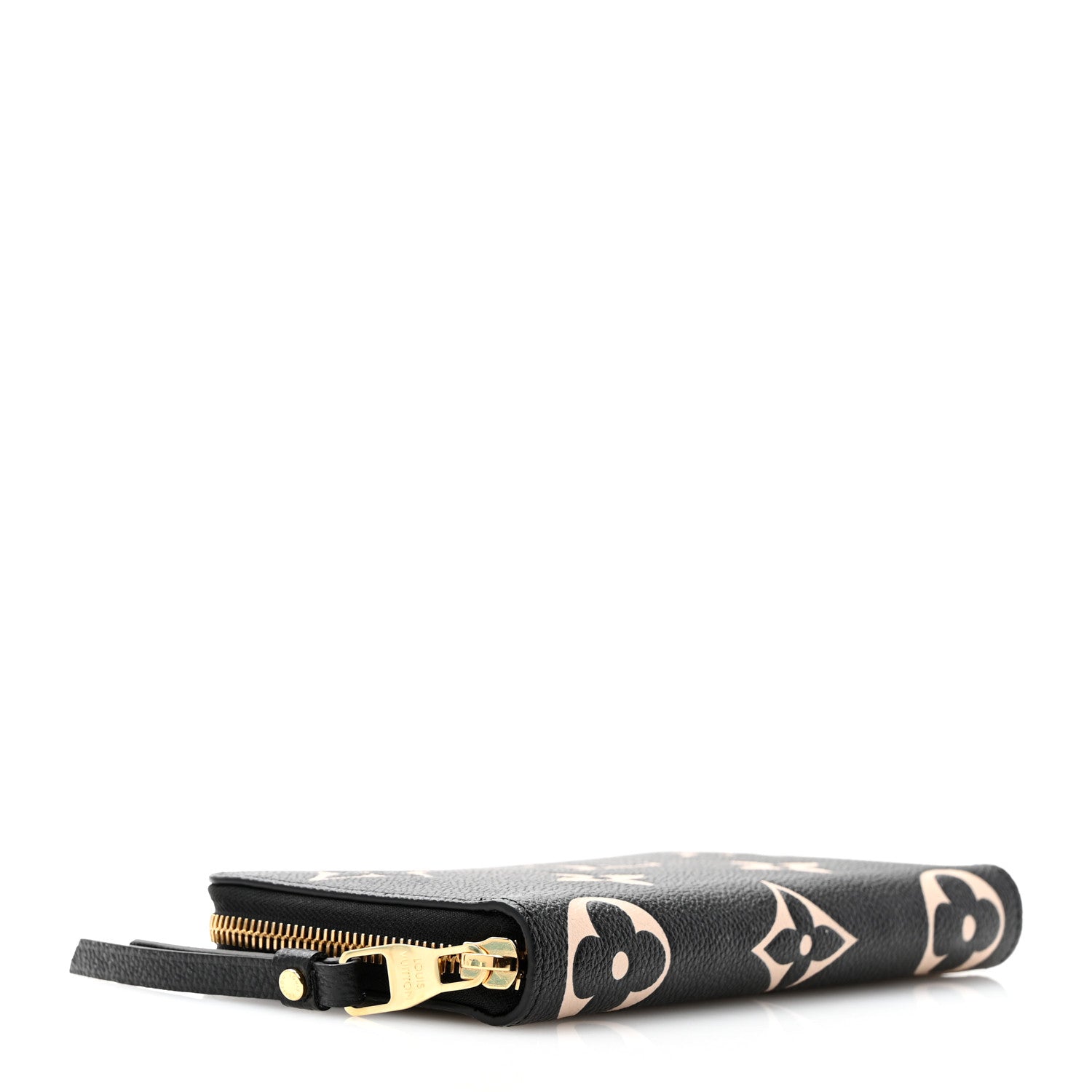 Louis Vuitton Empreinte Monogram Giant Zippy Wallet Black Beige 4 of 8