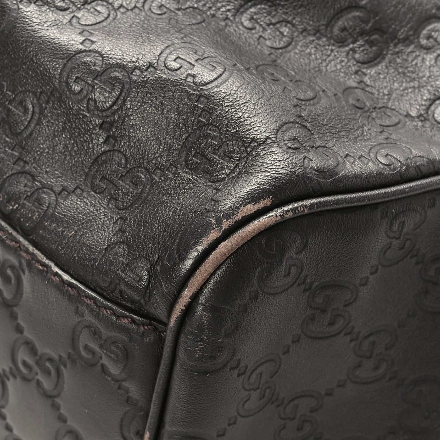 Guccissima Signature Large Sukey Tote Chocolate