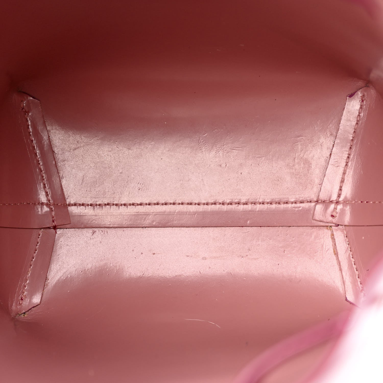 Mansur Gavriel Saffiano Mini Mini Bucket Bag Dark Pink 5 of 15