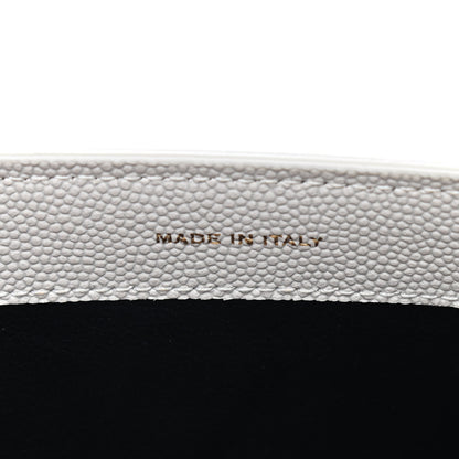 Saint Laurent Grain de Poudre Mini Uptown Crossbody Bag Crema Soft 7 of 10
