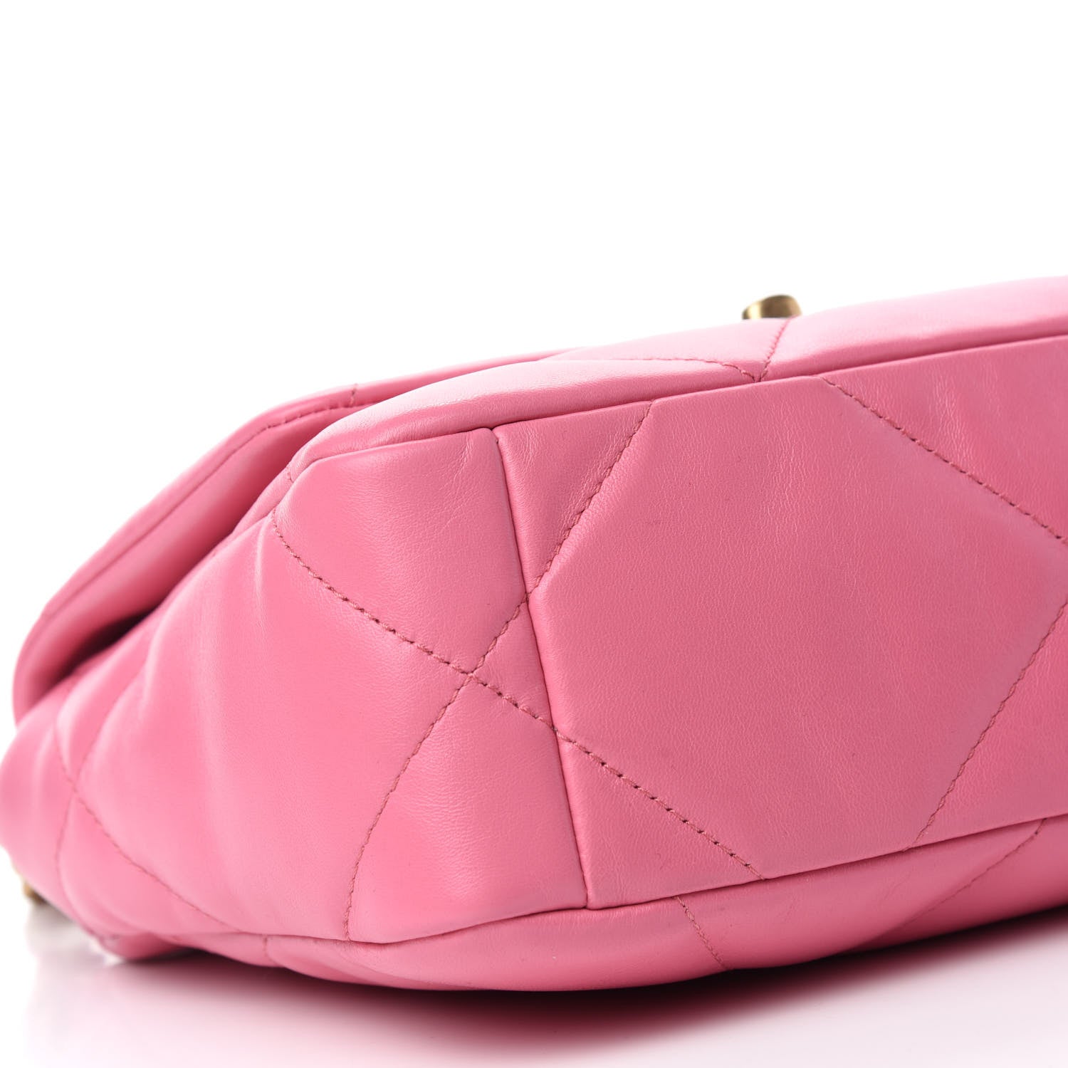 Chanel Lambskin Quilted Medium Chanel 19 Flap Pink 10 of 19