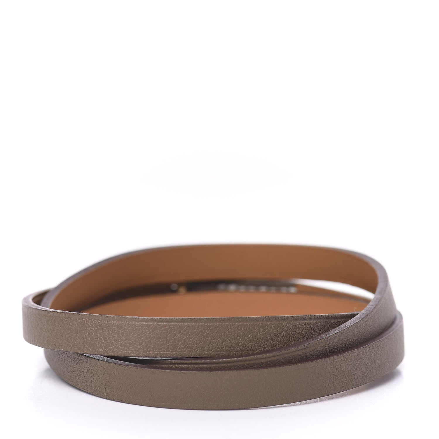 Hermes Swift Behapi Double Tour Bracelet T2 Etoupe 3 of 5