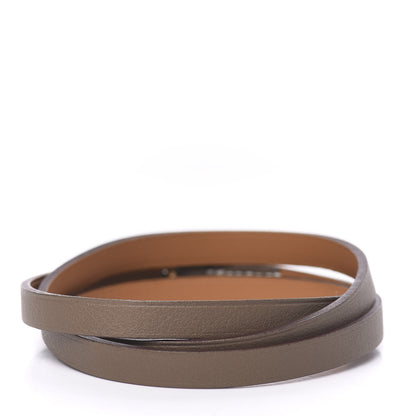 Hermes Swift Behapi Double Tour Bracelet T2 Etoupe 3 of 5