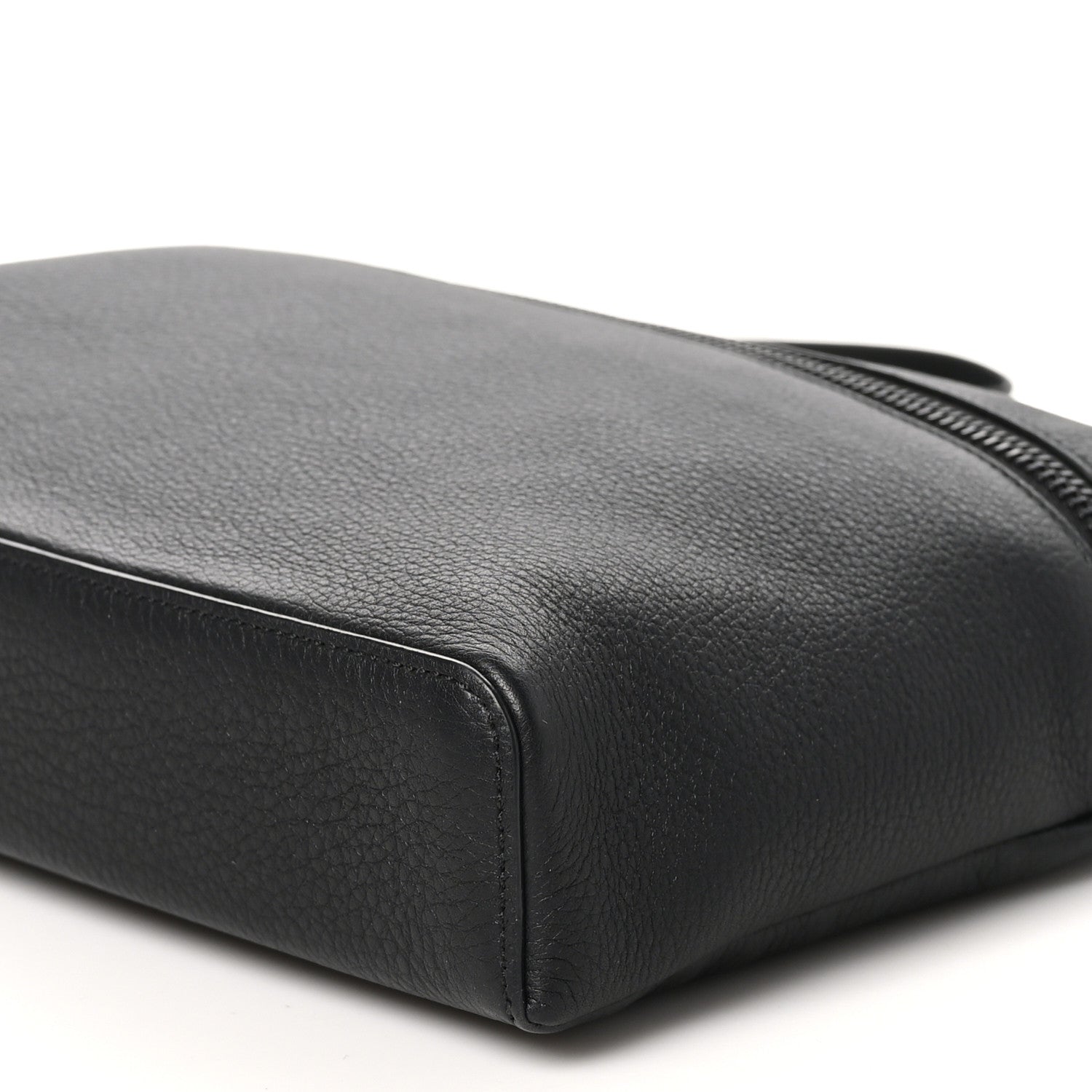 Loro Piana Grained Calfskin Extra Pocket Pouch L29 Black 9 of 9
