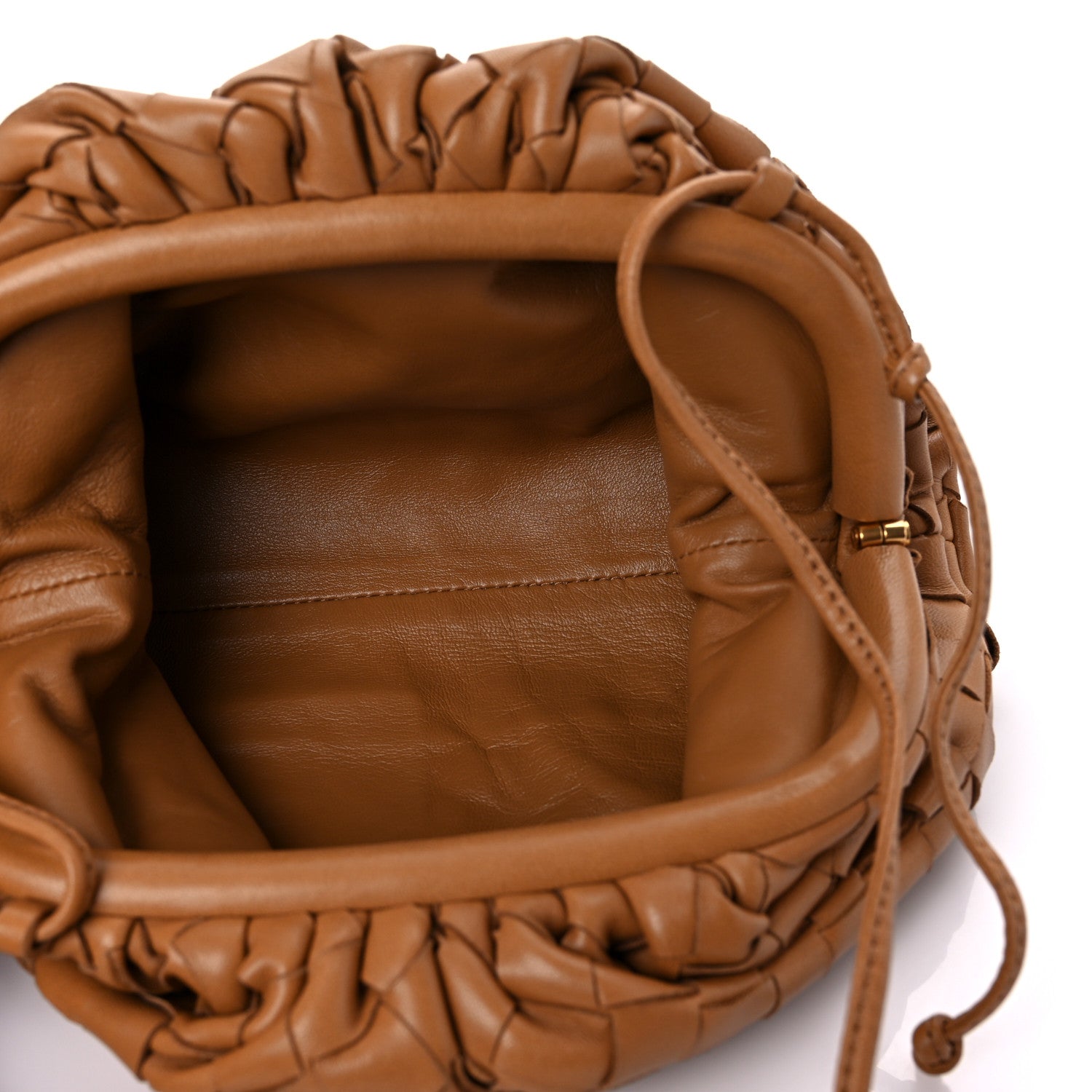 Bottega Veneta Nappa Intrecciato The Mini Pouch Carmel 5 of 9