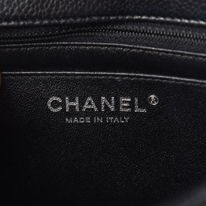 Chanel Caviar Quilted Mini Square Flap Black 8 of 10