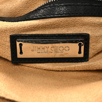 Jimmy Choo Deerskin Studded Solar Hobo Black 6 of 11