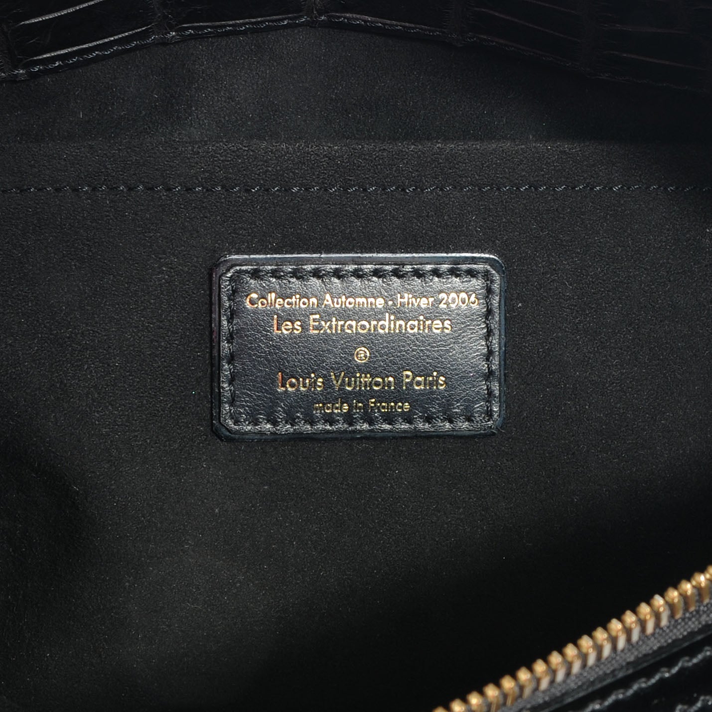 Monogram Embossed Alligator Les Extraordinaires City Steamer