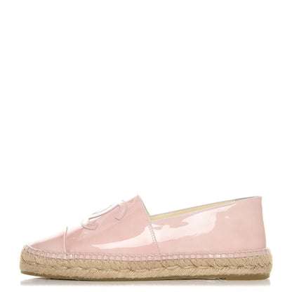 Chanel Patent CC Espadrilles 39 Pink 1 of 10