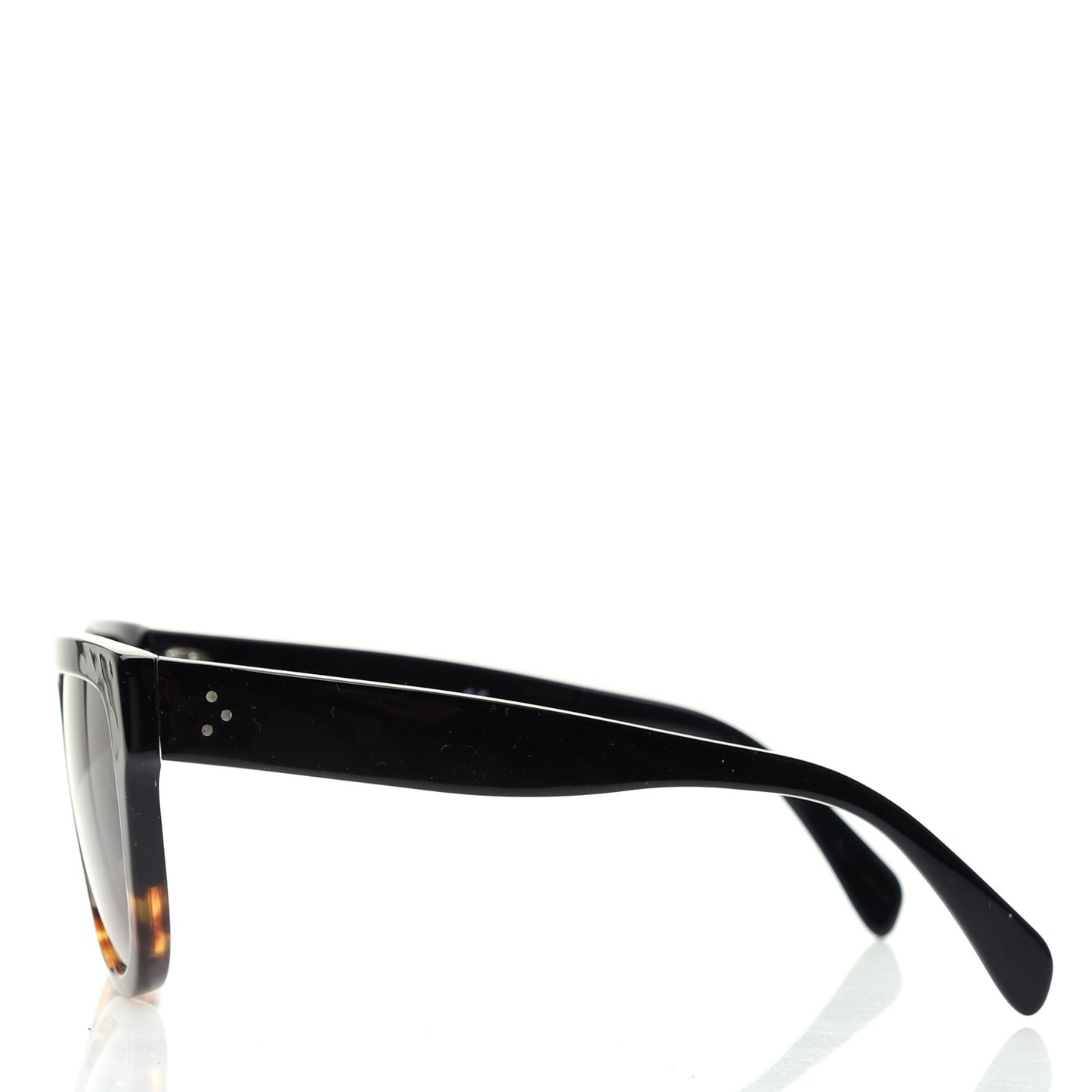 Acetate Aviator Sunglasses CL40001l Black Havana