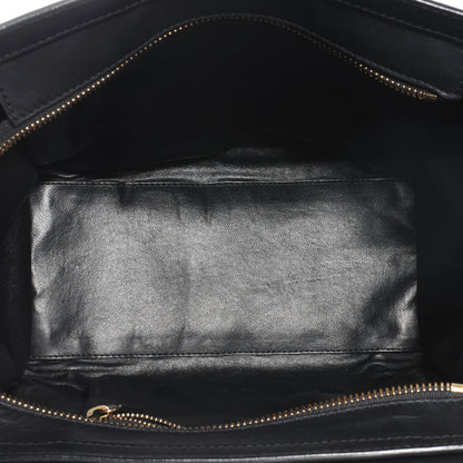 Celine Smooth Calfskin Shrunken Lambskin Micro Tri-Color Luggage Black 5 of 8
