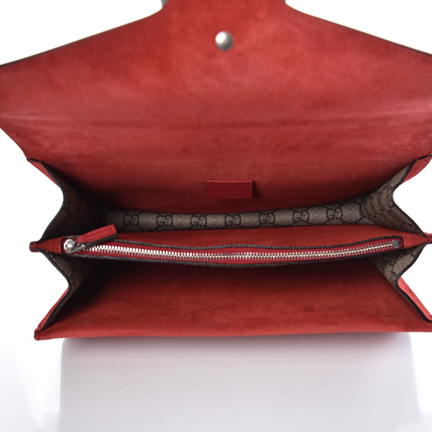 GG Supreme Monogram Small Dionysus Shoulder Bag Red