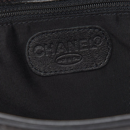 Chanel Lambskin CC Tote Black 6 of 14
