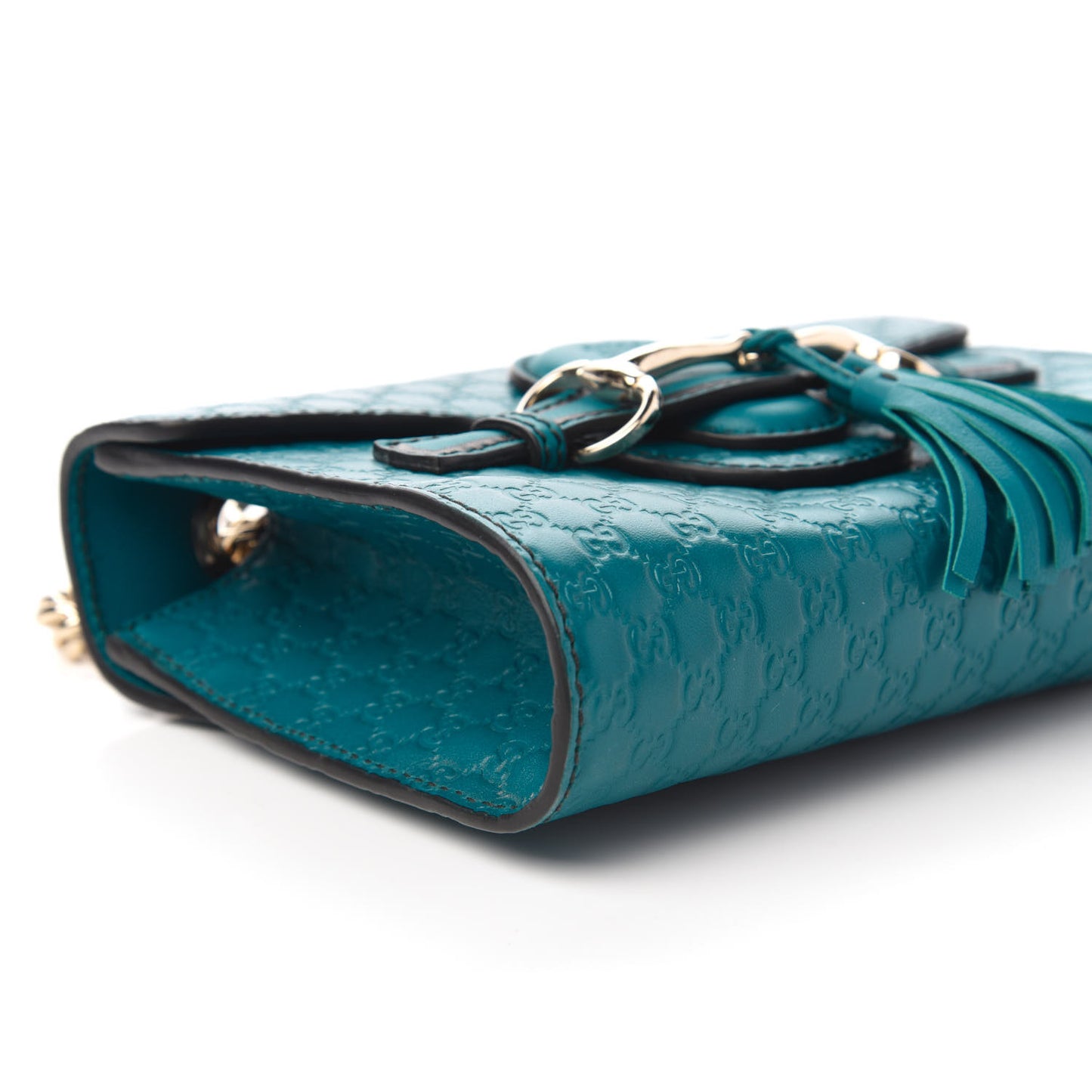 Microguccissima Mini Emily Shoulder Bag Deep Cobalt