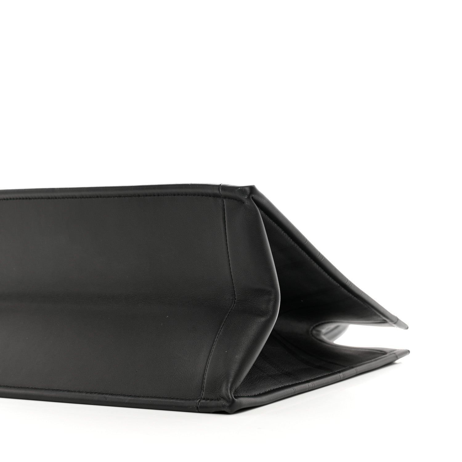 Christian Dior Calfskin Embossed Medium Book Tote Black 10 of 11