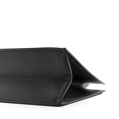 Christian Dior Calfskin Embossed Medium Book Tote Black 10 of 11