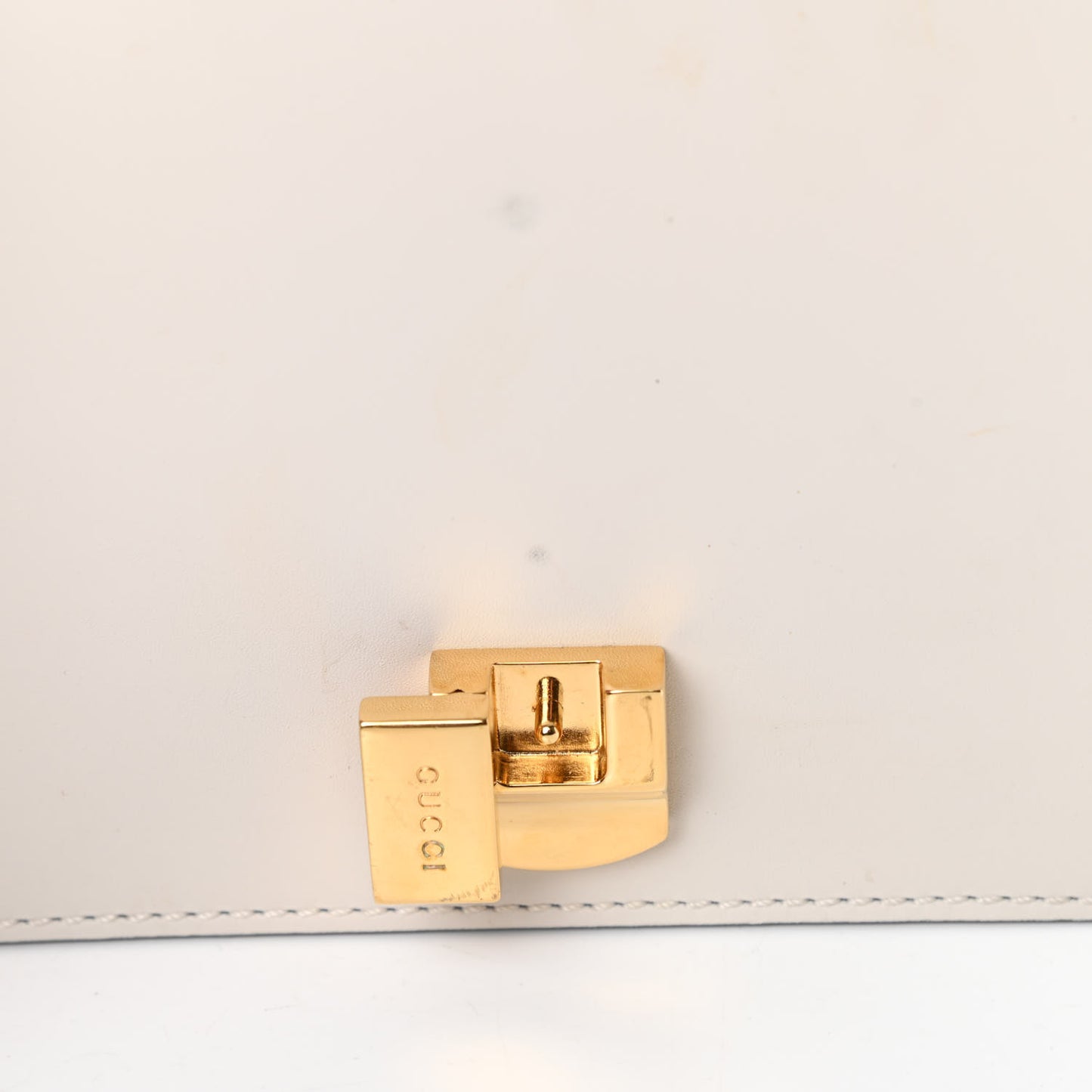 Calfskin Mini Sylvie Chain Shoulder Bag White