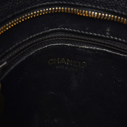 Chanel Caviar Quilted Medallion Tote Black 6 of 16