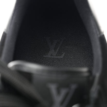 Louis Vuitton Suede Mens LV Trainer Sneakers 7.5 Black 6 of 8