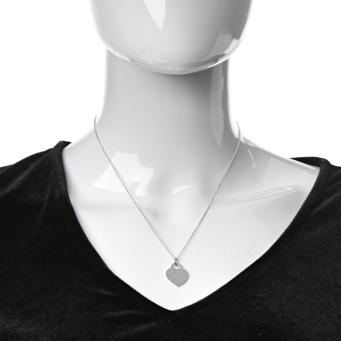 Sterling Silver Small Return to Tiffany Heart Pendant Necklace