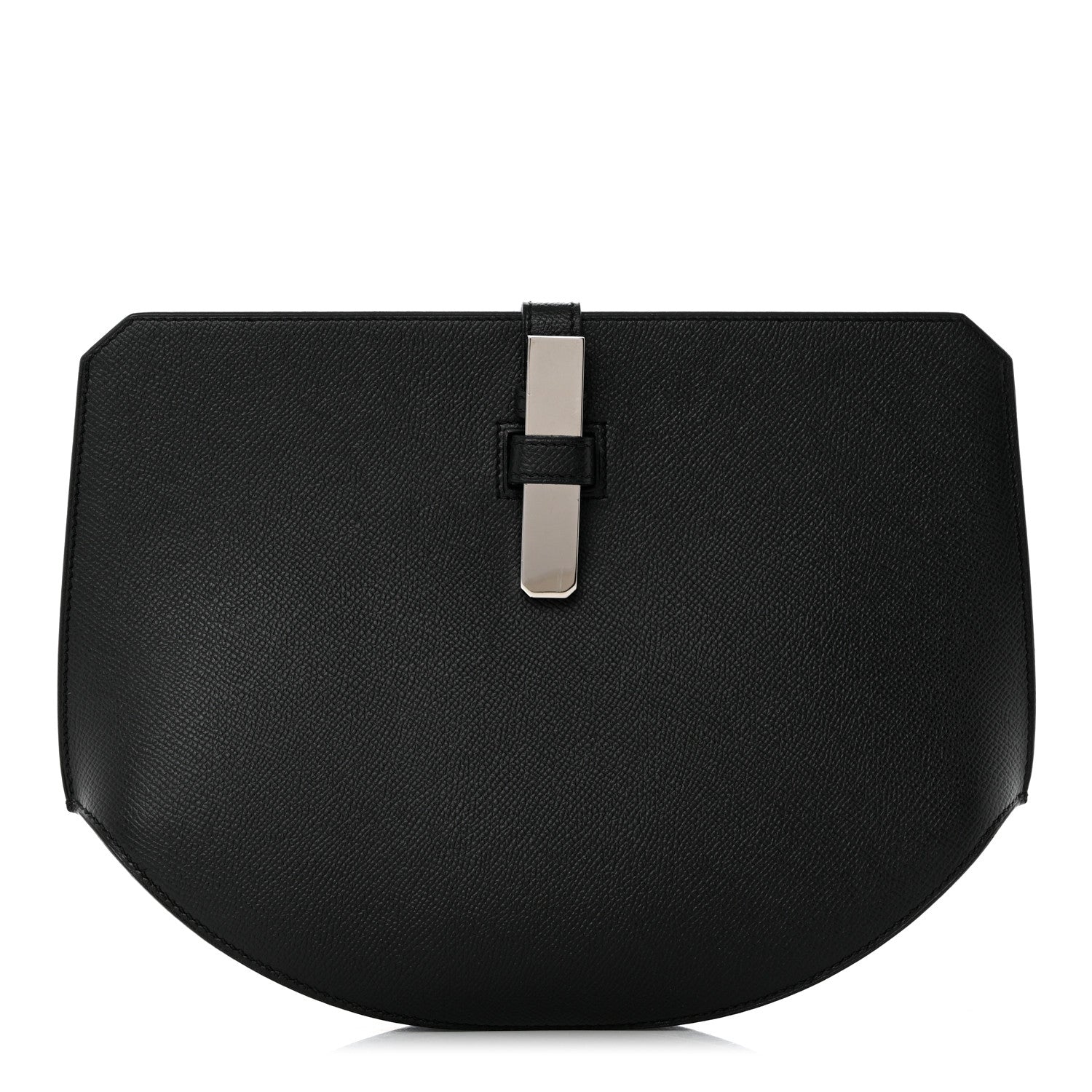 Hermes Epsom Baton de Craie Pochette Bleu Encre Black 1 of 11