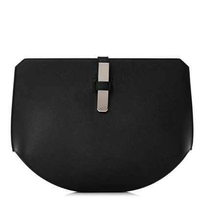 Hermes Epsom Baton de Craie Pochette Bleu Encre Black 1 of 11