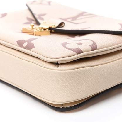 Louis Vuitton Empreinte Monogram Giant Pochette Metis Creme Bois De Rose 7 of 10