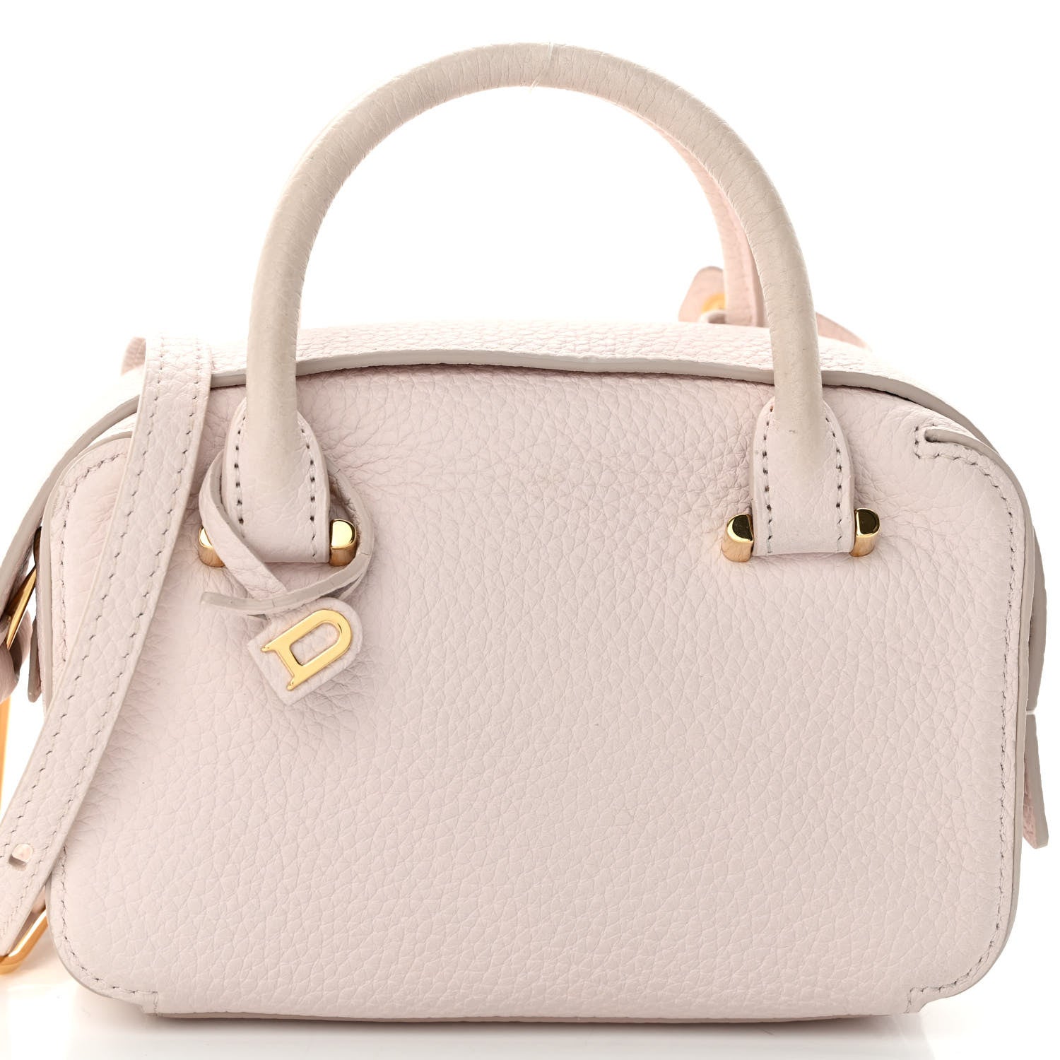 Delvaux Taurillon Soft Nano Cool Box Satchel Silk Pink 7 of 10