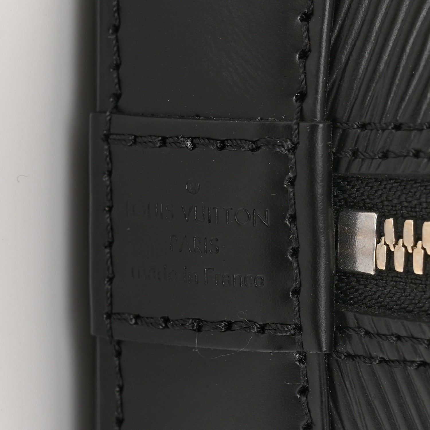 Louis Vuitton Epi Jacquard Alma BB Black 6 of 10