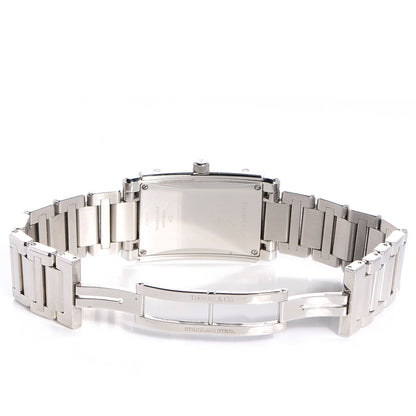 Tiffany Stainless Steel Diamond Bezel 27mm Grand Resonator Quartz Watch 3 of 7