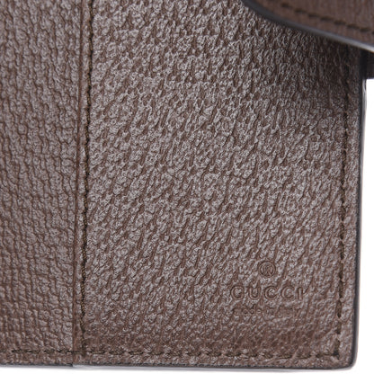 Gucci GG Supreme Monogram Web Ophidia Passport Case Beige New Acero 6 of 8