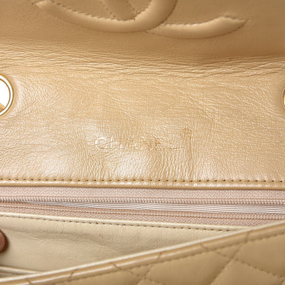 Chanel Lambskin Quilted Medium Single Flap Beige 7 of 12