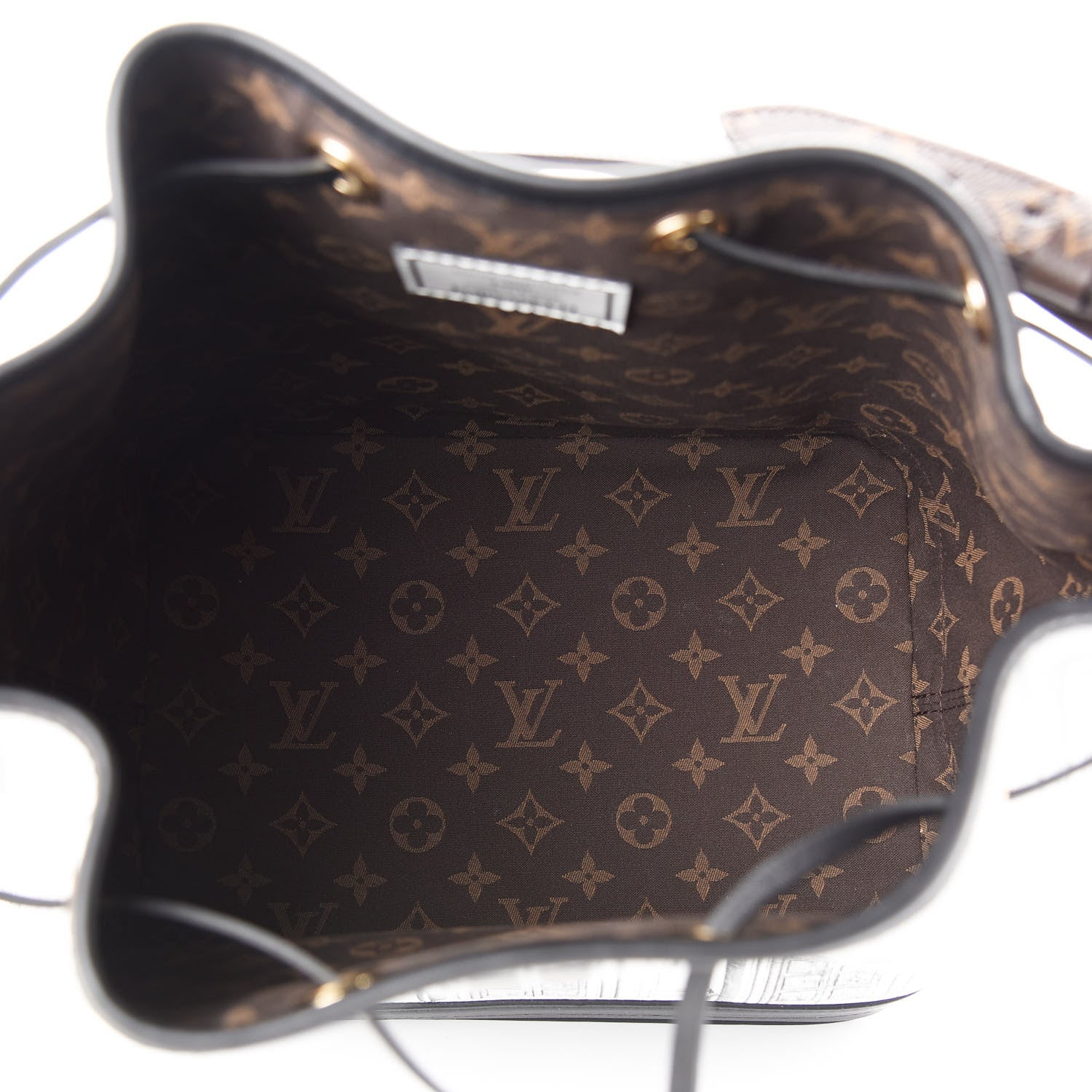 Louis Vuitton X FORNASETTI Calfskin Architettura Noe MM Black White 5 of 8