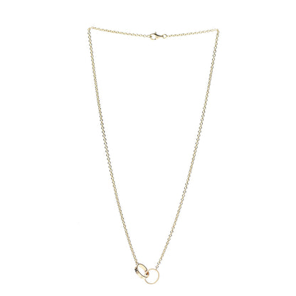 Cartier 18K Yellow Gold Interlocking LOVE Necklace 3 of 9