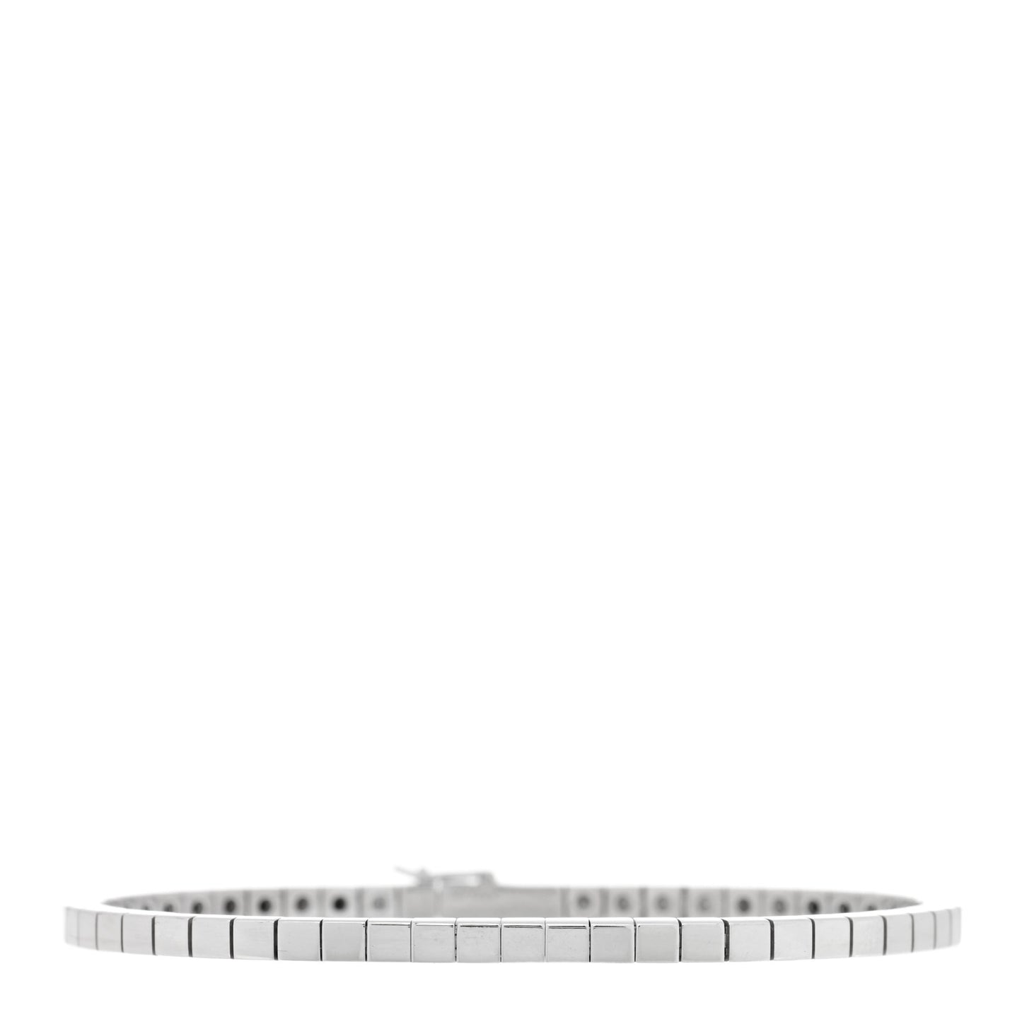 18K White Gold Lanieres Bracelet 15